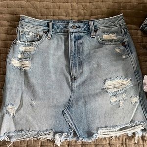Abercrombie denim mini skirt